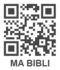 Titre maBibli QR Code gris